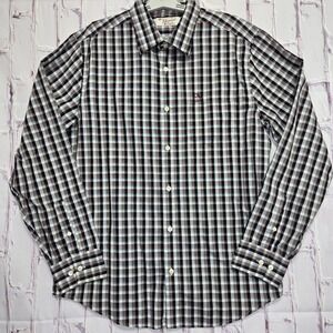 Original Penguin Classic Fit Mens‎ Large Long Sleeve Button Down Shirt Plaid